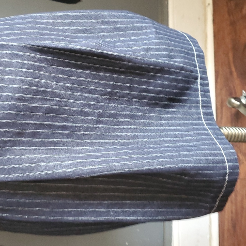 Lovers + Friends mini pinstripe denim dress size xs - Picture 11 of 17